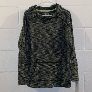 NWT Calvin Klein Performance Super Soft Wick Women’s Green/Black Hoodie size M